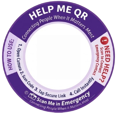 HelpMeQR Pet Tag